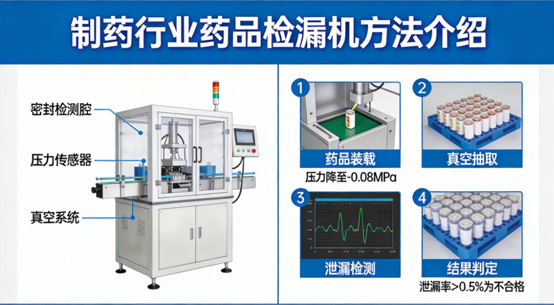 制药行业药品检漏机方法介绍